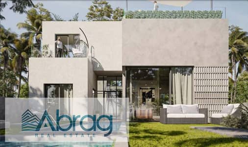 Villa for sale in Rafts of Ark Compound, Sheikh Zayed, with installment payments starting at only 10% down payment. Rafts of Ark, on Dahshour Link.