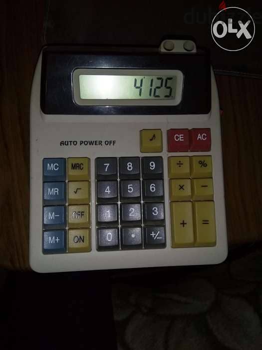 Calculator اله حاسبه حجم كبير 1