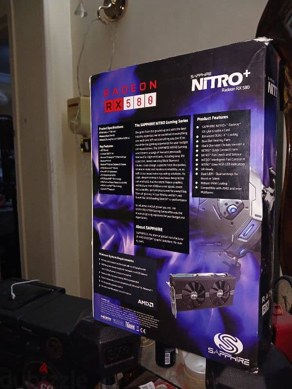 Rx 580 Sapphire nitro+ 4gb 3