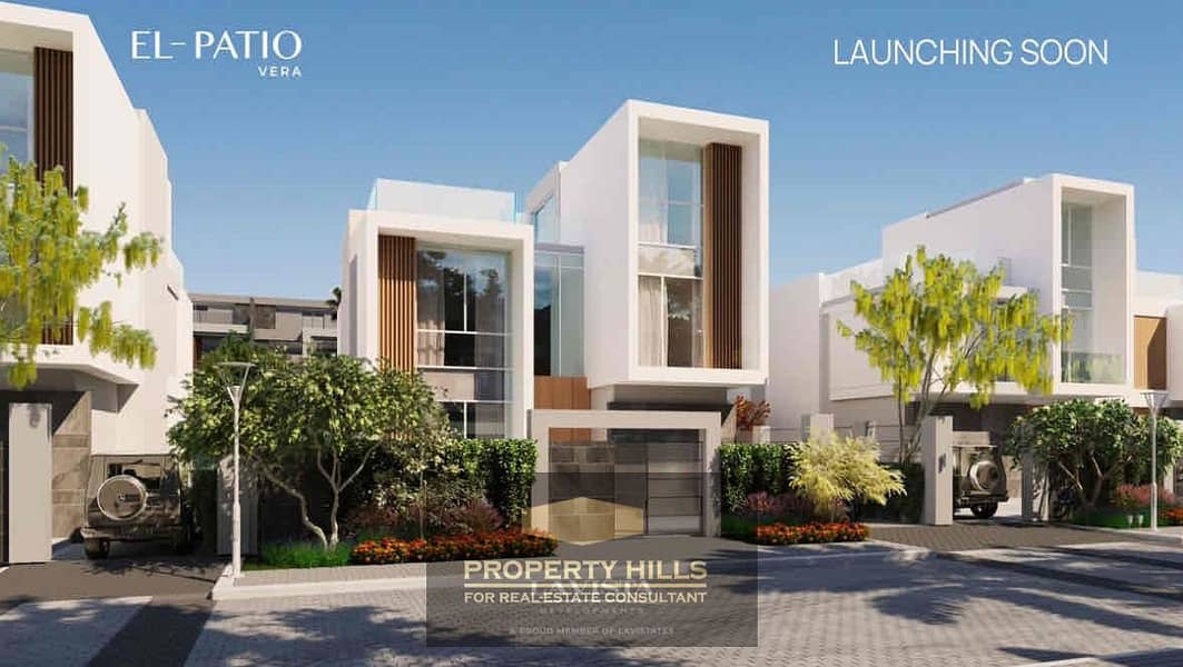 3 Bedrooms 193 sq.M Townhouse for sale 15,300,000 EGP in El Patio Vera Compound, Sheikh Zayed