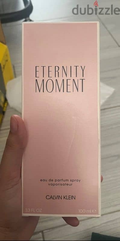 برفيوم اورجينال  ومتبرشم بعلبته  ETERNITY MOMENT