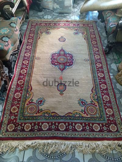 لهواة القطع النادرة كاربت 90 عقدة 100% صوف يدوي اسيوطي اصلي ممتازة