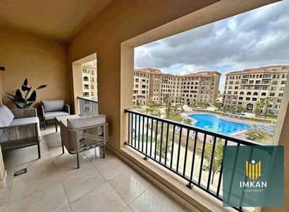 Apartment for sale in 90 Avenue Compound, Fifth Settlement, Cairo, 217 sq m with private roof terrace, furnished and equipped, prime location, 12-year