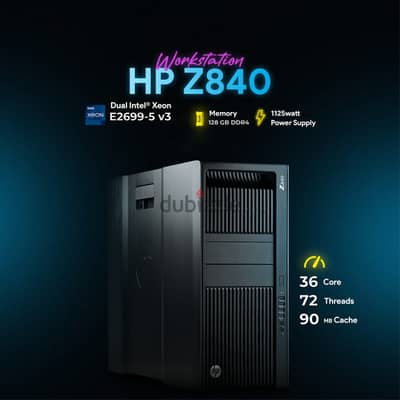 HP Z840 workstation - 128 GB Ram - RTX 3060 OC 12 GB