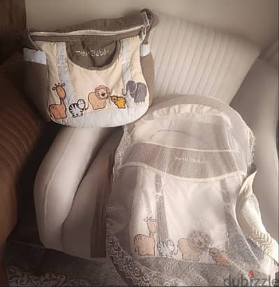كاريكوت كبير وشنطة petit bebe