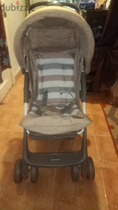 عربية أطفال + كار سيت Smart Baby بحالة ممتازة