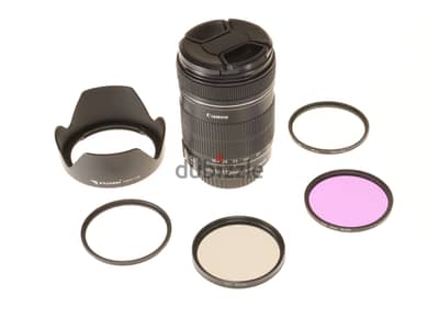 CANON EF-S 18-135mm f/3.5-5.6 IS Photo Camera Lens  EXTRAS