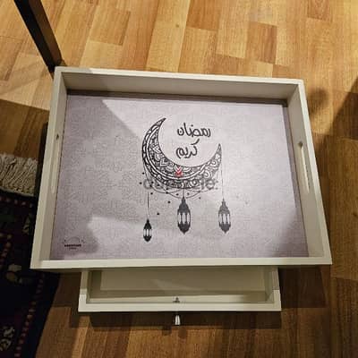 Ramadan tray with drawer