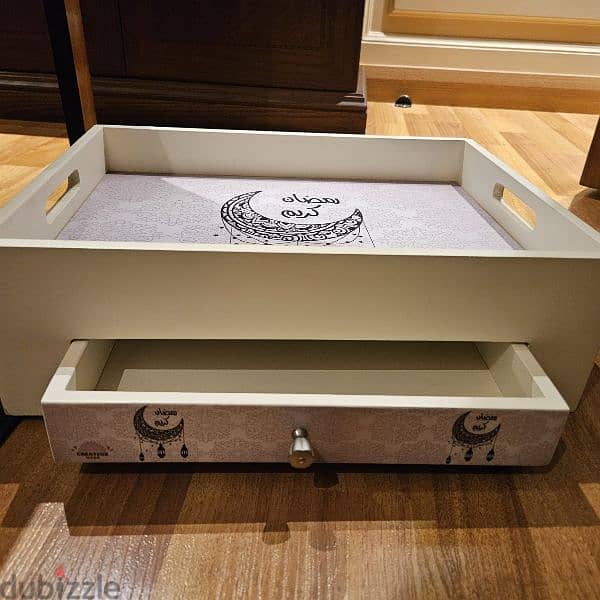 Ramadan tray with drawer 1