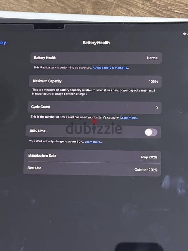 Ipad pro 13” m4 256 wifi only 6