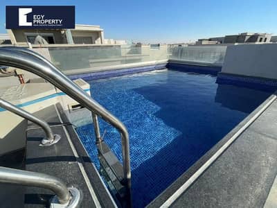 Fully Finished Penthouse With a Private Pool For Sale in Galleria Moon Valley - New Cairo