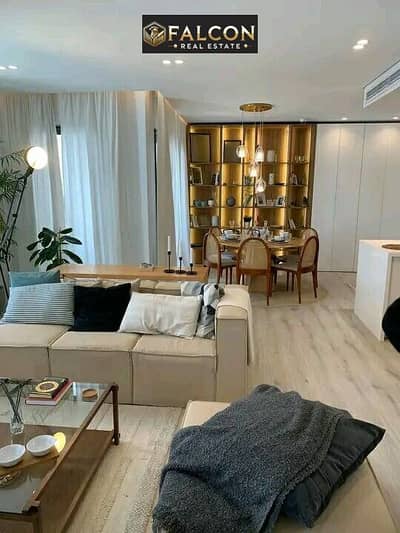 للبيع شقه بجاردن (بمقدم 900 الف + خصم للكاش 50% )مشتطبه بالكامل (برايم ليوكيشن) بجوار سوديك ونيو جيزه هليوبوليس الجديده في كمبوند طلاله TALALA