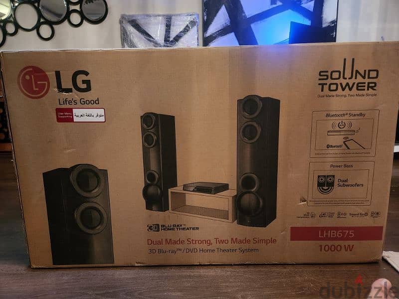 LG Home Theater 1000W 1