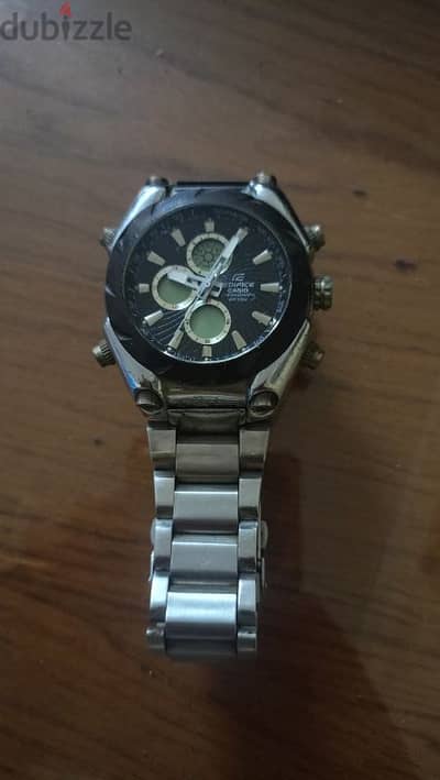 ساعة Casio edifice chronograph wr100m