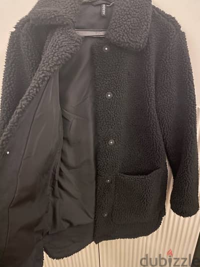 h&m teddy jacket