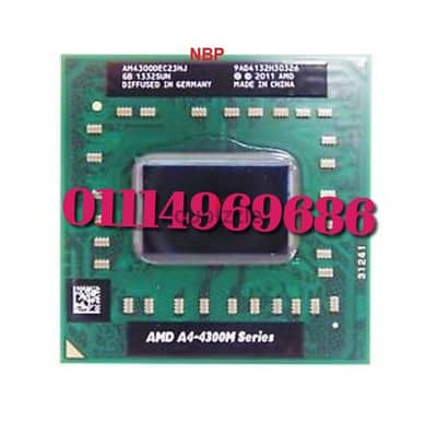 بروسيسورات AMD A4 للاب توب