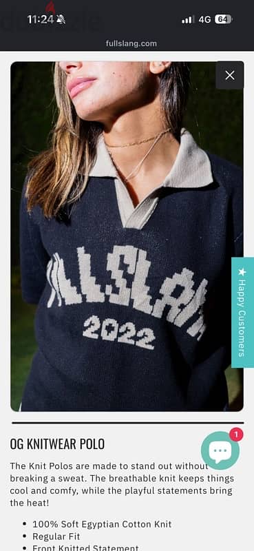 OG knitwear polo tshirt