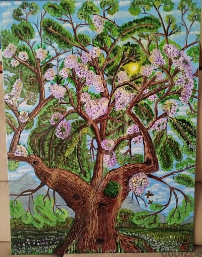 acrylic on canvas paintingلوحات فنية اكريليك على كانفاس