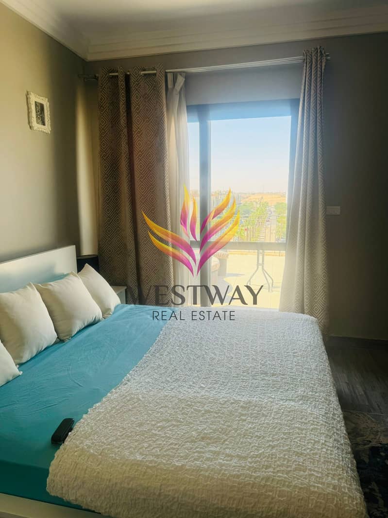 1 Bedrooms 30 sq.M Apartment for rent 30,000 EGP in The Courtyards Compound, Sheikh Zayed