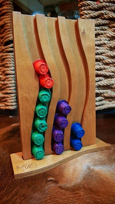Wavy Capsules Stand - 30 Capsules Holder 1