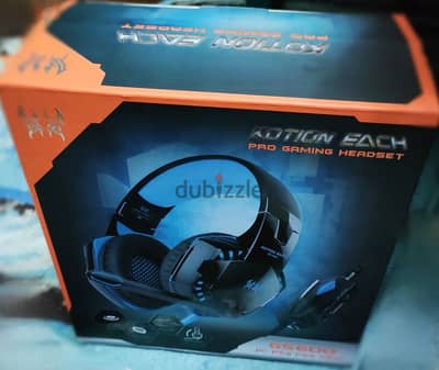 سماعه جيمنج احترافية GS600 pro gaming + ماوس لاسلكى
