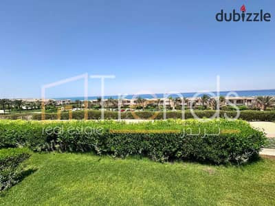 Fully Finished Ground Chalet (125m) + 70m Garden in La Vista 3 with Wide Sea view! and Best Price the Market