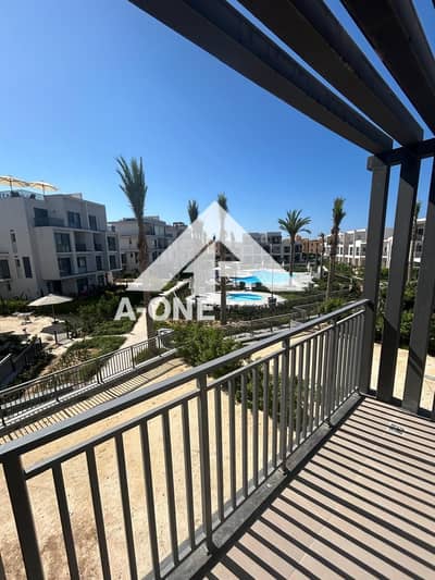 توين فيلا ريسيل بفيو مميز دبل فيو علي البوول عليه جزء قسط في marassi الساحل الشمالي سيدي عبد الرحمن north coast
