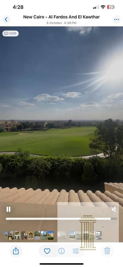 Opportunity: A villa like a palace for sale in Madinaty, 7 rooms, Model T, at an unrepeatable price, with a direct view of the golf course.