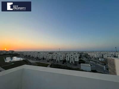 Chalet By Roof In Amwaj North Coast sea view fully finished