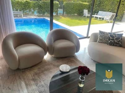 iVilla for sale with an 8-year installment plan—ready for immediate move-in and fully finished. It is situated in a prime location directly across fro