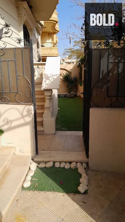 Exclusive Ground Apartment For sale Fully Furnished Ready to move in Alnarges New Cairo