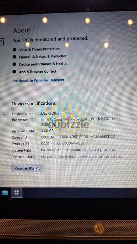 laptop.   لاب توب hp 5