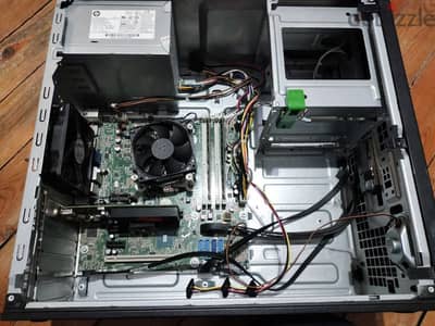 كيسة HP i5 6500 جيل سادس + GT 730 DDR5 + 8GB DDR4 + سلك تحويل باور