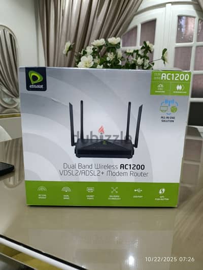 Etisalat AC1200 VDSL2/ADSL2+ Dual Band Modem Router (NEW) - اكسسوارات و ...