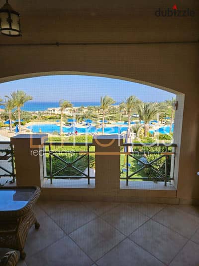 Fully Finished Chalet 1st Floor with Kitchen and A/Cs in La Vista 3 - Ain Sokhna with Overlooking sea and pool