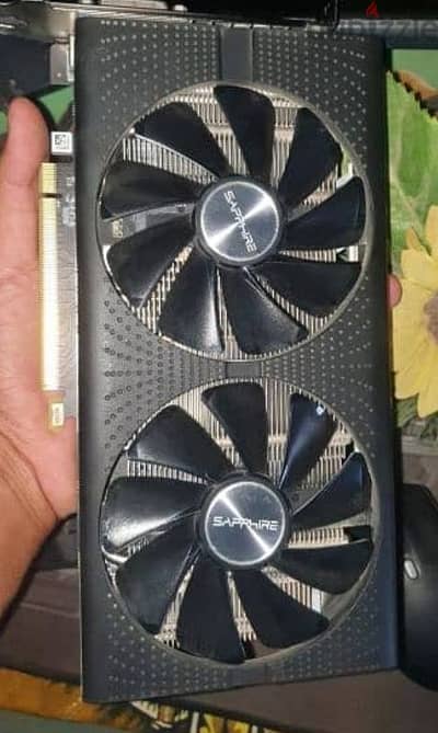 كارت شاشه بيشغل اي لعبه rx580   جيجا 8