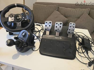 Logitech G920 Driving Force Racing Wheel and Floor Pedals + Shifter