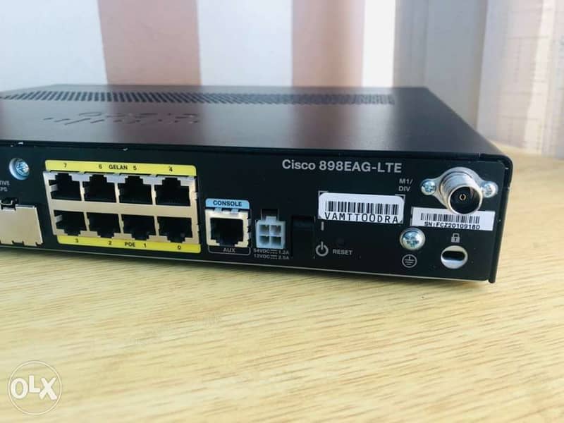 Cisco - C898EAG-LTE-GA-K9 - Secure GE SFP Router G. SHDSL 4G LTE 2