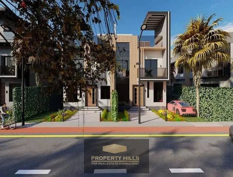 3 Bedrooms 305 sq.M Twinhouse for sale 8,500,000 EGP in Montania Compound, Sheikh Zayed