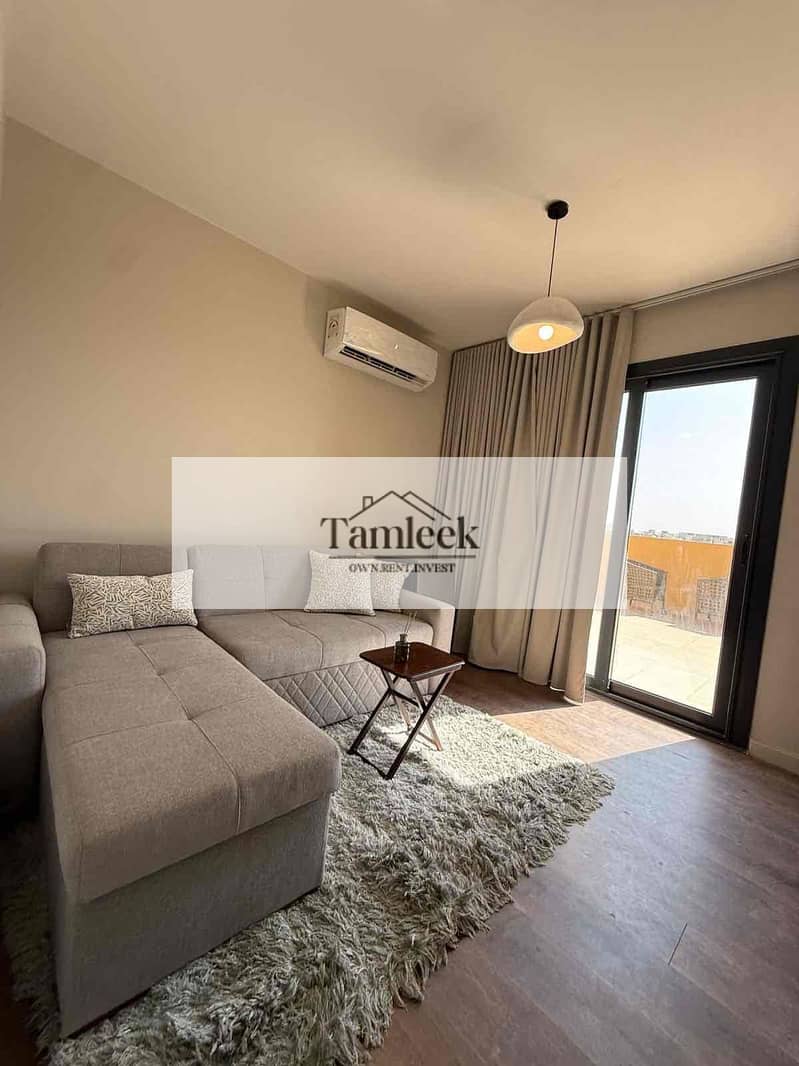 1 Bedrooms 31 sq.M Apartment for rent 20,000 EGP in O West Compound, 6th of October