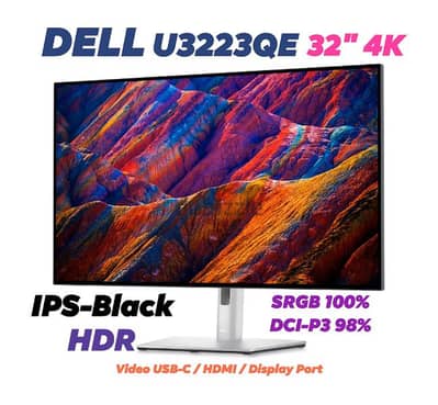 Dell U3223QE Ultrasharp USB-C HDR 4k IPS-Black 10bit