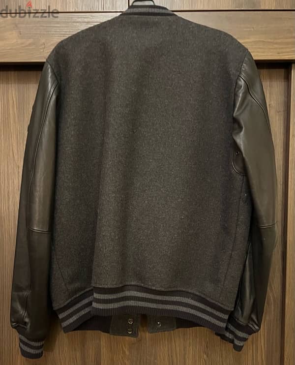Diesel Wool Leather Varsity Jacket 1