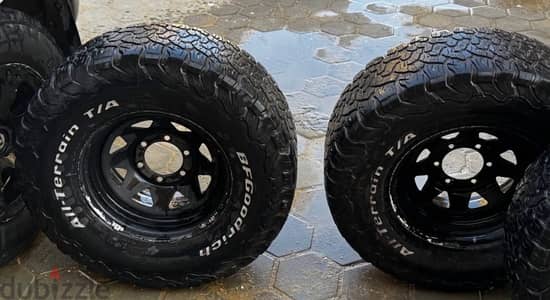 5 Off Roads Iron Rims Size 15