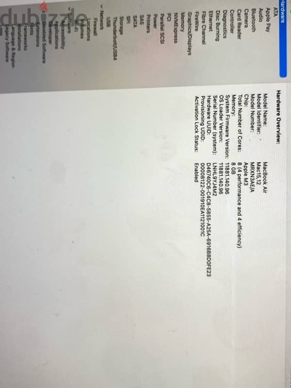 Macbook air M3 2024 3