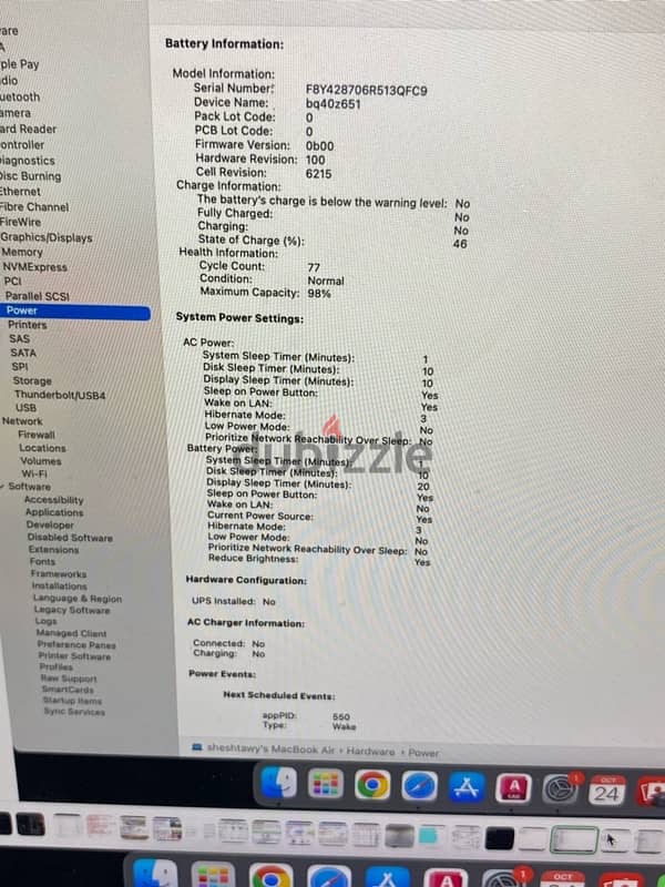 Macbook air M3 2024 4