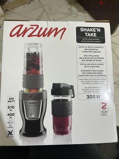 خلاط  شيك اند تيك من ارزوم shake'n Take personal