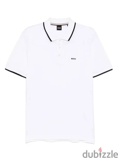 boss polo logo shirt new collection Medium authentic بولو بوص مديوم
