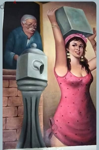 تابلوه رسم زيتى