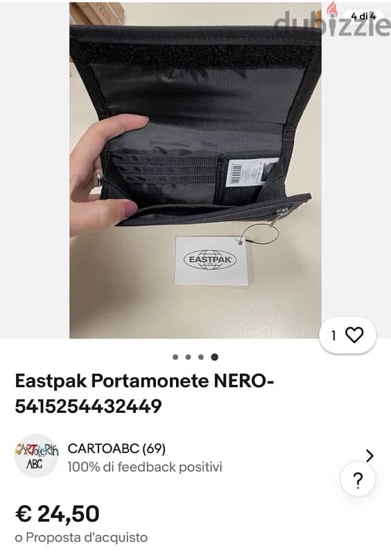 original eastpak wallet  USA 3