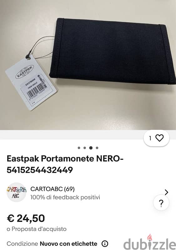 original eastpak wallet  USA 4